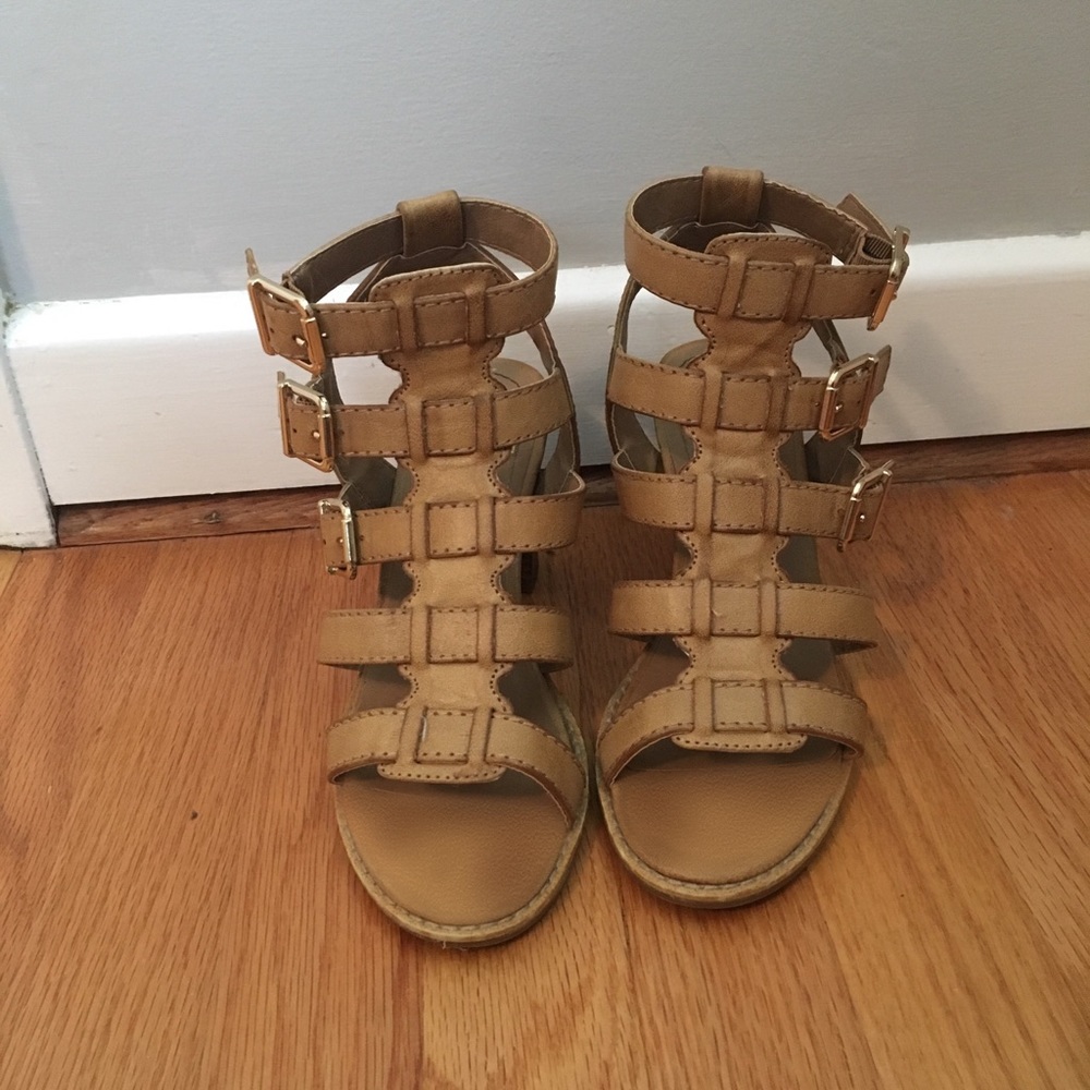 brown heels
